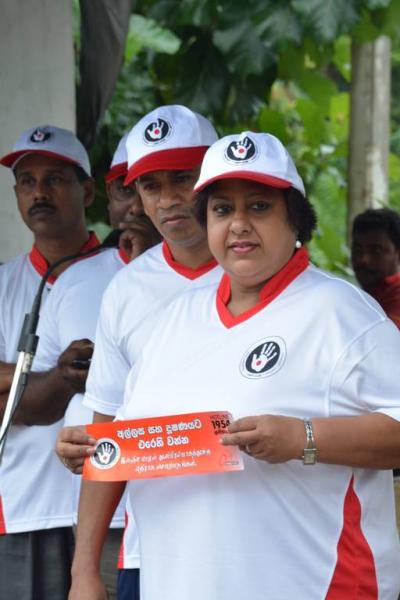 Anti Corruption Day Sticker Campaign 2015 Jaffna 7